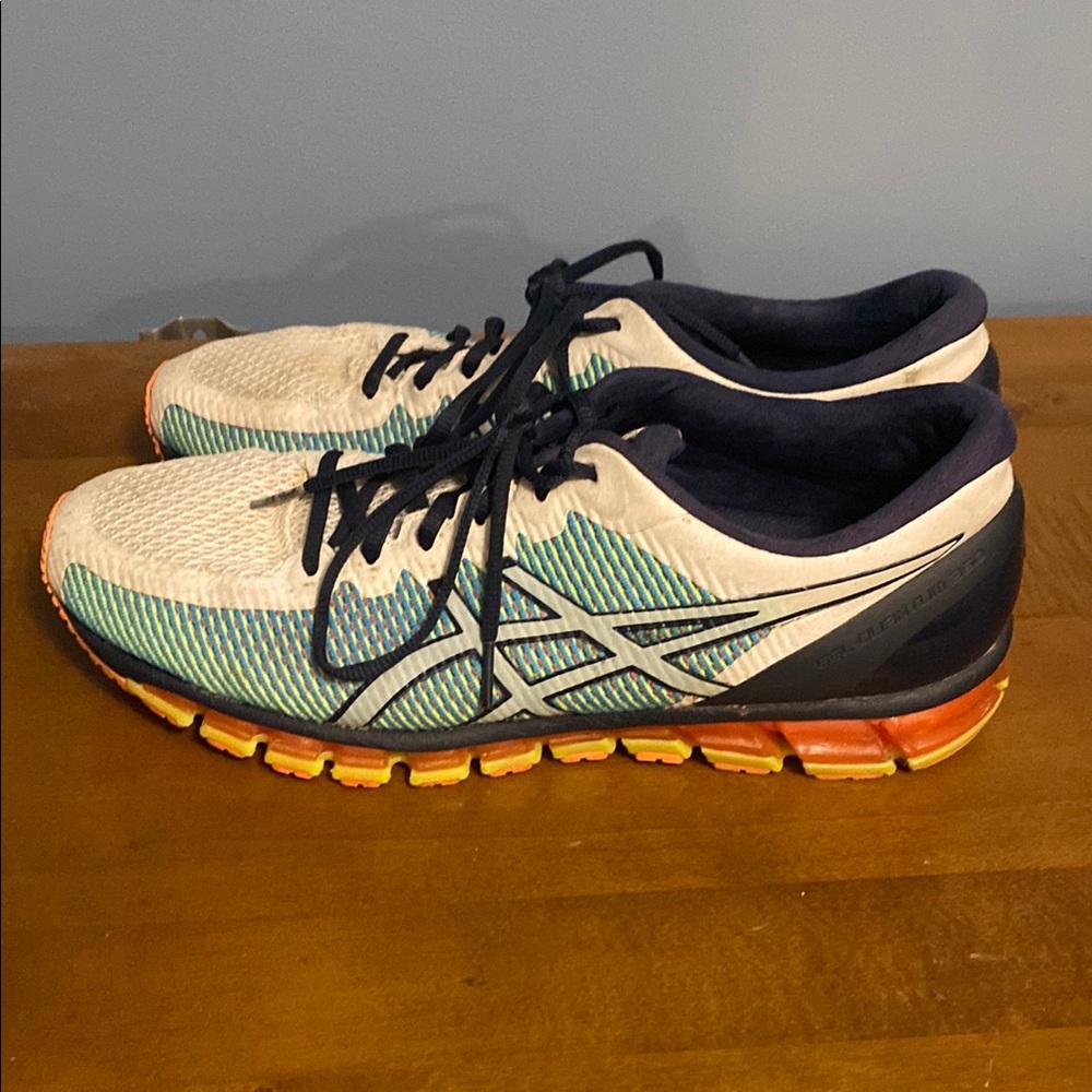 ASICS Gel Quantum 360 CM 'White Navy Safety Yellow'